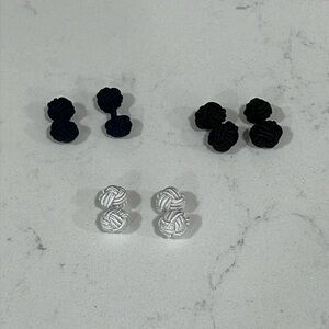 Men’s Soft Flexible Cuff Links Excellent Condition